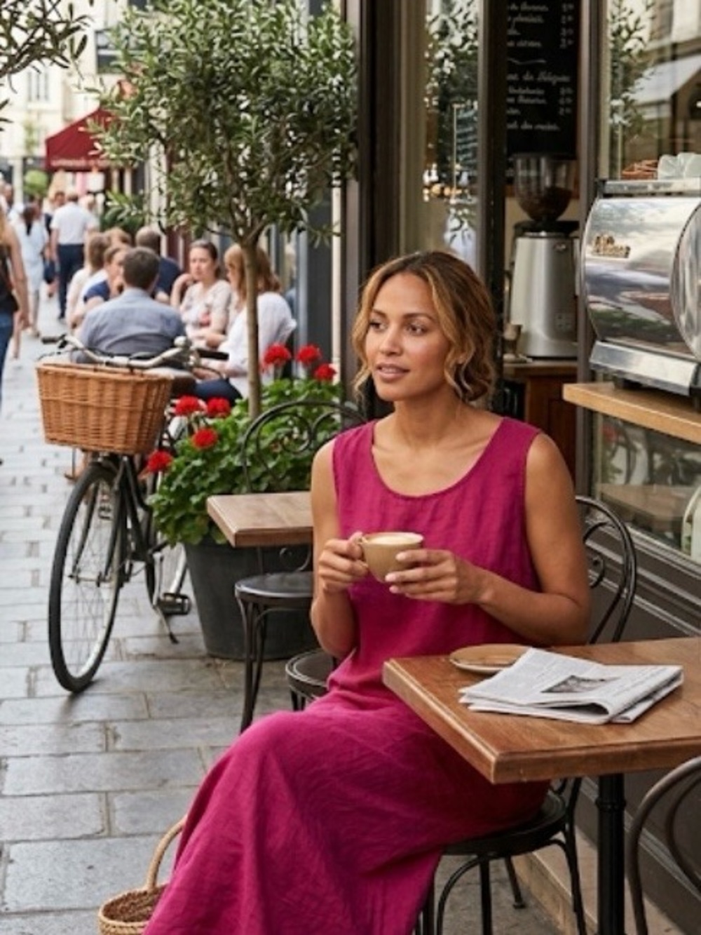 RABBIT DESIGNS BOHO COTTON  MIDI DRESS.SLEEVELESS SUN DRESS. Size 12.